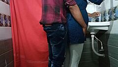 Boss fucks secretary in office bathroom