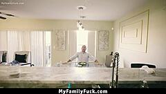 Stepdaughter Feels Horny Welcome from Stepparents Roxanne and Duncan Saint