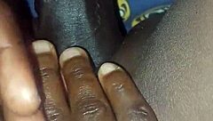 Intense Pussy Rubbing With Big Black Cock