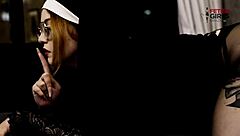 What secrets does little nun Madalena hide in her photo shoot?