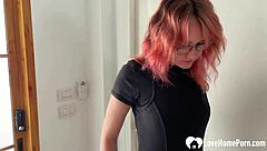 Bound And Helpless As Girlfriend Face Sits And Teases With Her Sexy Pantyhose.