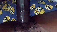 Intense Pussy Rubbing With Big Black Cock