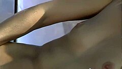 ashley long licks and handjobs in lingerie