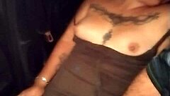 A sexy latina gets groped in an uber ride outdoors.