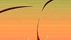 canaryprimary engages in dark rituals in cartoon parody.