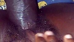 Intense Pussy Rubbing With Big Black Cock