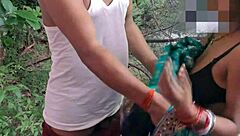 Desi Bhabhi Feels Passionate Outdoor Fucking With Big Clit.