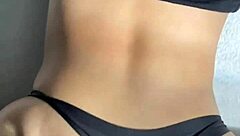 Beautiful Latina Rides Boyfriend's Friend For First Time Screaming