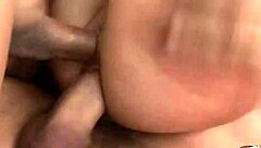 I watched the brunette chick with small tits deepthroat and ride in a threesome to make guys cum