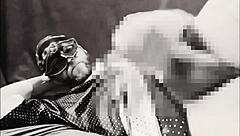 Bad wolf28 performs active masturbation and penis massage in uncensored scene