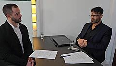 Kristina Grace Receives Deepthroat And Anal Fucking From Boss And Colleague.