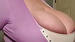 look at this busty mature lady's tits