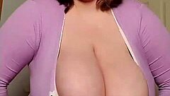 look at this busty mature lady's tits