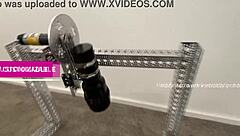 Lap dancer rides world's best sex machine!