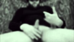 Bad wolf28 performs active masturbation and penis massage in uncensored scene