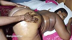 Fucking my thick madam in the bedroom with big pussy