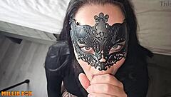 My Husband Had Been Saving for 2 Days and Covered My Entire Face with Cum - Millie Fox