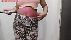 Celebrating holi with my boyfriend, missing the fun moments together in the festival crowd.