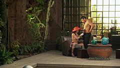 Mature brunette slut intensely sucks cock and fucks