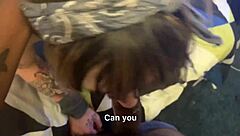 Tattoo Slut Sucks Dick Upside Down, Gets Punished With Hard Fucking