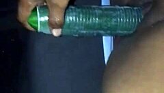 Ebony model kissesxxx enjoys outdoor food play in public