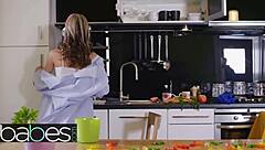 Gina Gerson and Dean Van Damme on a Snow Day with Babes