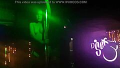 this 18-year-old latina gives a hot table dance on desk