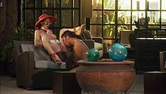 Mature brunette slut intensely sucks cock and fucks