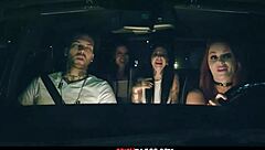 redhead milf foursome taboo sex in graveyard garden