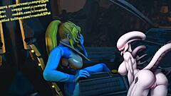 Alien blowjob compilation