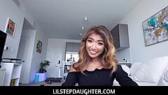 Super Cute Stepdaughter Fucks Step Daddy For Cash!