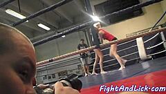 European Babes Wrestle: Who Will Lick First?