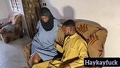 Horny Teen Hijab Girl Rides Big Black Cock