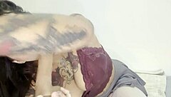 Sloppy Deepthroat Tears From Cute Emo Nerd