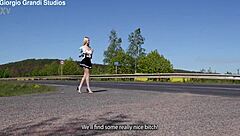 Kitty Li in rough 6on1 gangbang with deepthroat