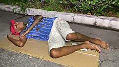 intense leaked video of homeless man fucking trainer's wife with big cock