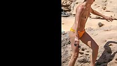 Emma Watson Enjoys Beach in Ibiza June 2022 Topless