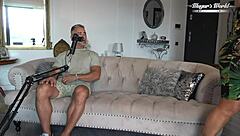 Busty PAWG MILF Odette's big pussy lips on display!