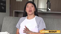 Massive tits latina bbw slut rough deep throat blowjob casting