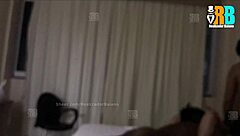 hotwife makes cuckold suck while getting black cock!