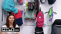 Crystal's massive tits and desk sex 😍