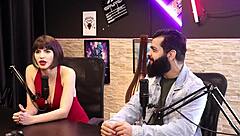 lady snow and lord kenobi in sensual interracial massage