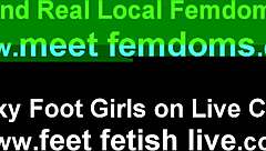 Take a whiff of my perfect white socks for footjob sex