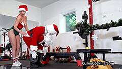 Oral Workout During Holidays With Busty Blonde Kay