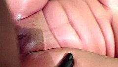 Beautiful Widow Exclaims Tight Pussy on Bed. Juicy Latina Cums Crazy!