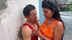 Busty Stepmother Fucks Old Gardener Real Homemade!