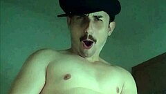 Saymon fucks the tasty brunette sweetly while showing off in the strip club.