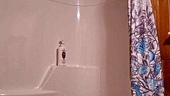 Sneaky video of me getting ready for a shower