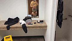 Public shower and caught in the act