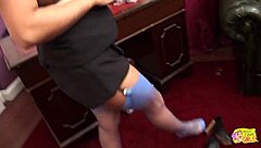 blonde, does your boss lick your pussy during interviews?